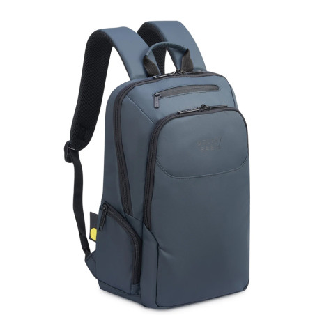 Delsey Parvis Plus Petit Sac A Dos 2 Compartiments Gris côté