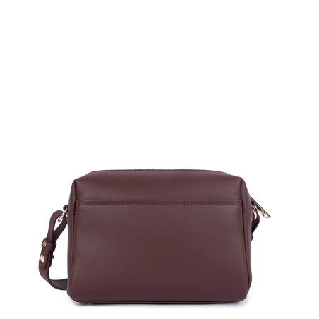 Lancaster Donna Cube Messenger Bag 531-125 Dark Bordeaux
