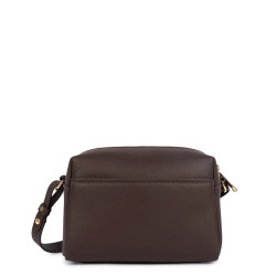 Lancaster Donna Cube Messenger Bag 531-125 Dark Brown