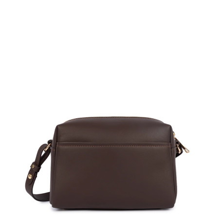 Lancaster Donna Cube Messenger Bag 531-125 Dark Brown