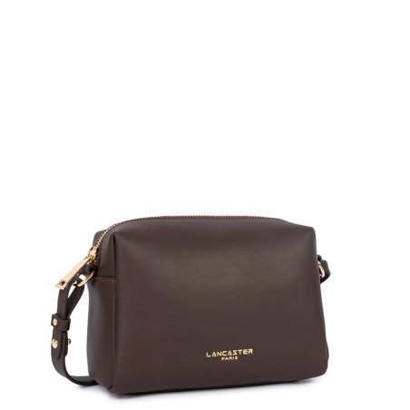 Lancaster Donna Cube Messenger Bag 531-125 Dark Brown