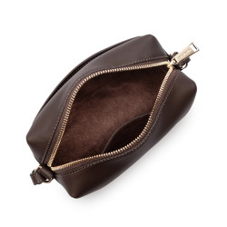 Lancaster Donna Cube Messenger Bag 531-125 Dark Brown