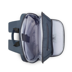 Delsey Parvis Plus Sac A Dos 2 Compartiments 22 Litres Gris ouvert