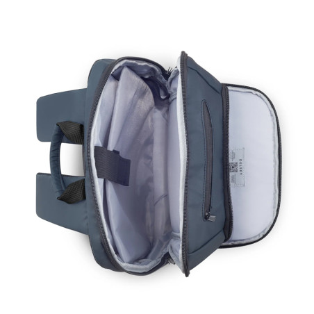 Delsey Parvis Plus Sac A Dos 2 Compartiments 22 Litres Gris ouvert