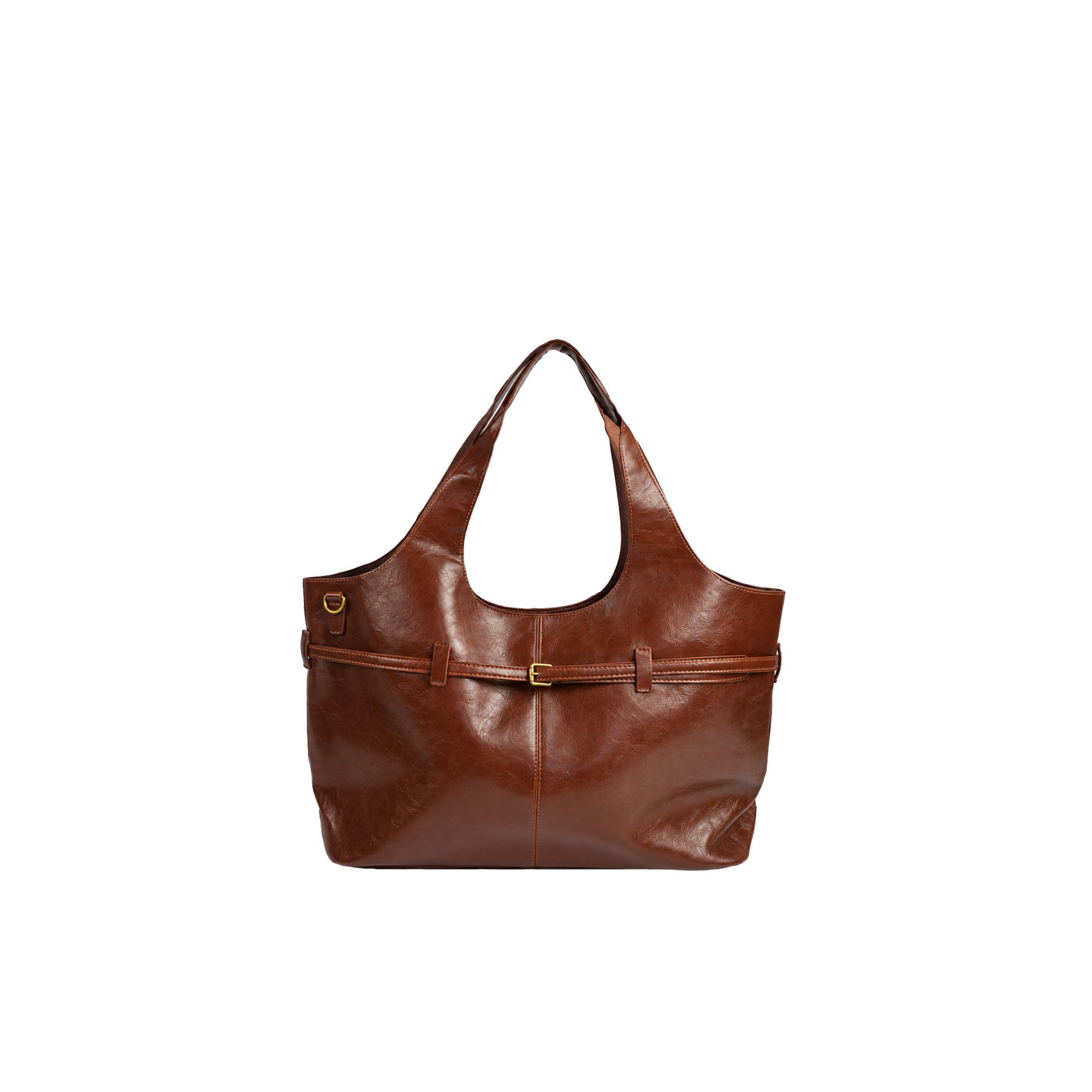 Farfouillette Shopping Bag & Vegan Belt Brown