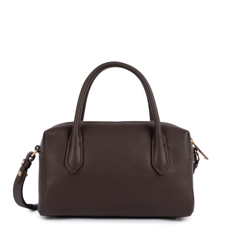 Lancaster Donna Cube Petit Sac A Main 531-127 Marron Foncé dos