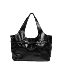 Farfouillette Shopping Bag & Vegan Belt Black