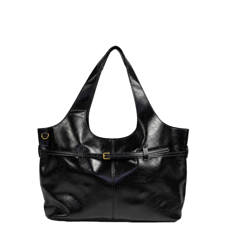 Farfouillette Shopping Bag & Vegan Belt Black