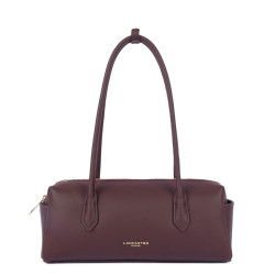 Lancaster Donna Cube Baguette Bag with Long Straps 531-128 Dark Bor...