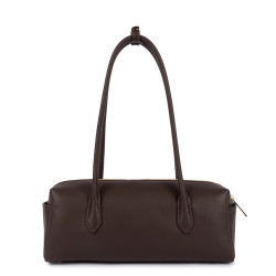 Lancaster Donna Cube Sac Baguette Aux Anses Longues 531-128 Marron Foncé