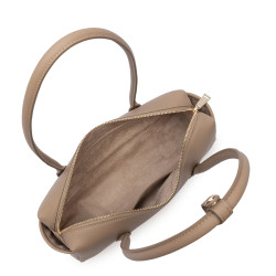 Lancaster Donna Cube Baguette Bag with Long Straps 531-128 Praline