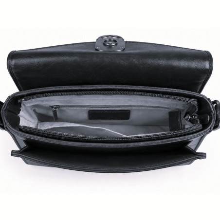 Farfouillette Crossbody Bag with Black Flap