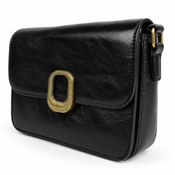 Farfouillette Crossbody Bag with Black Flap