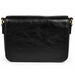 Farfouillette Black Crossbody Bag with Flap