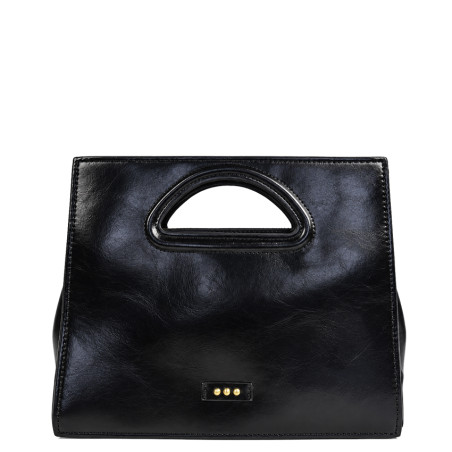 Farfouillette Sac Porté Main 3 Compartiments Noir