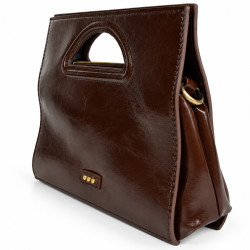 Farfouillette Sac Porté Main 3 Compartiments Café