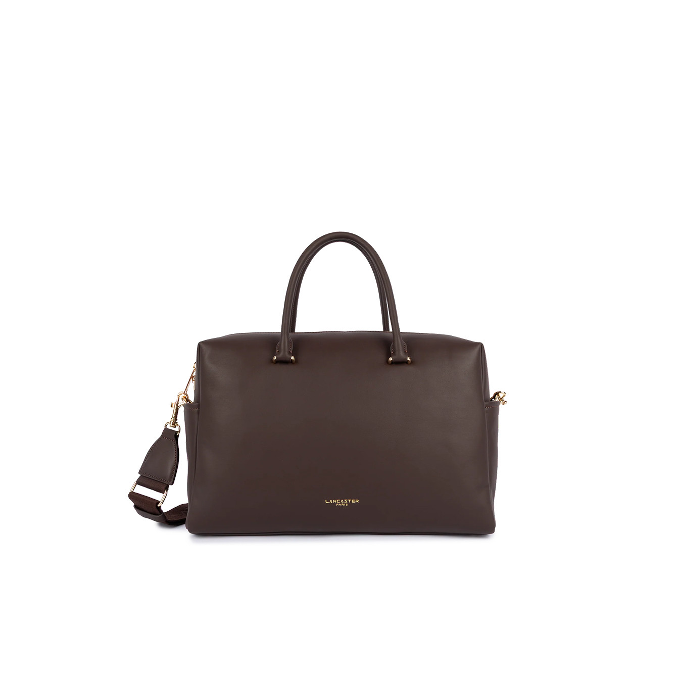 Lancaster Donna Cube Large Tote Bag 531-129 Dark Brown