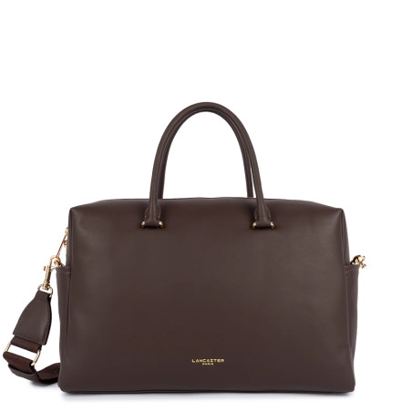 Lancaster Donna Cube Grand Sac Cabas 531-129 Marron Foncé