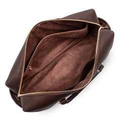 Lancaster Donna Cube Large Tote Bag 531-129 Dark Brown