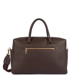 Lancaster Donna Cube Grand Sac Cabas 531-129 Marron Foncé dos