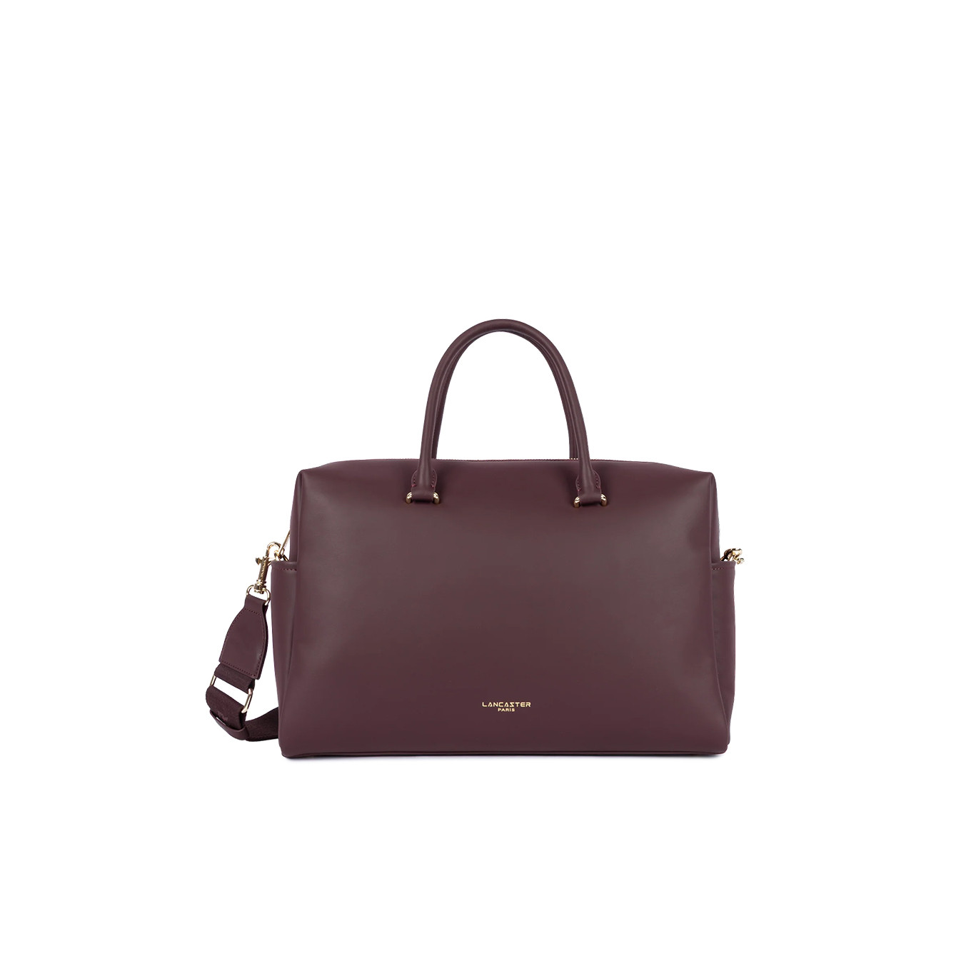 Lancaster Donna Cube Grand Sac Cabas 531-129 Bordeaux Foncé