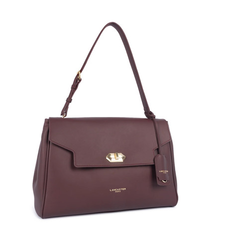 Lancaster Donna Grace Grand Sac Cabas Epaule 531-072 Bordeaux Foncé cote