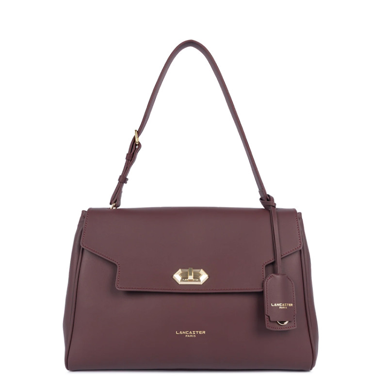 Lancaster Donna Grace Grand Sac Cabas Epaule 531-072 Bordeaux Foncé