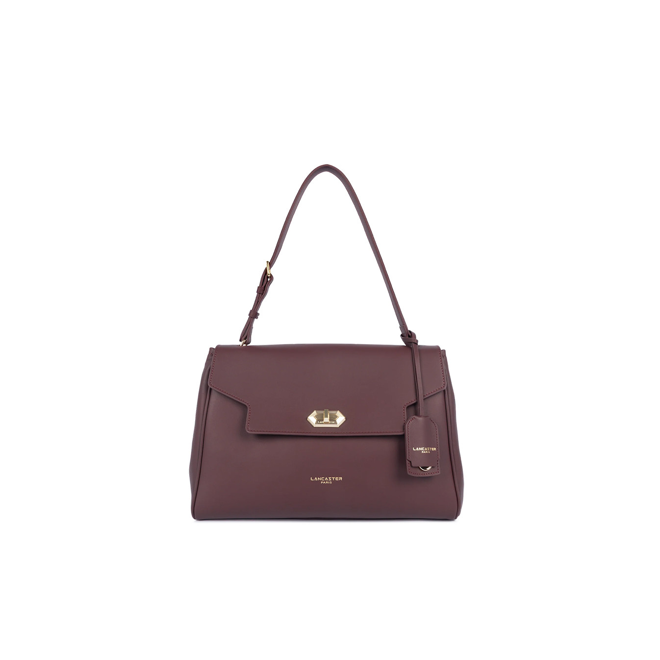 Lancaster Donna Grace Grand Sac Cabas Epaule 531-072 Bordeaux Foncé
