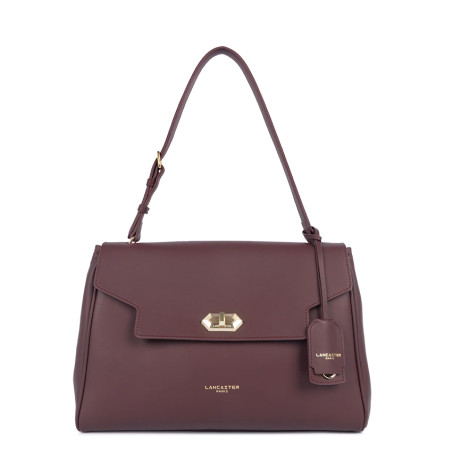Lancaster Donna Grace Grand Sac Cabas Epaule 531-072 Bordeaux Foncé