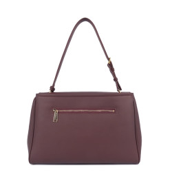 Lancaster Donna Grace Grand Sac Cabas Epaule 531-072 Bordeaux Foncé dos