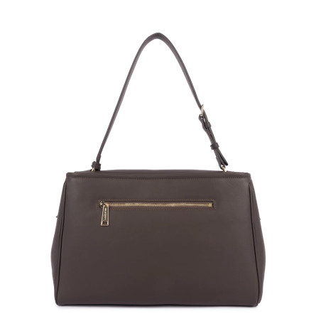 Lancaster Donna Grace Grand Sac Cabas Epaule 531-072 Marron Foncé dos