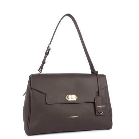 Lancaster Donna Grace Grand Sac Cabas Epaule 531-072 Marron Foncé cote