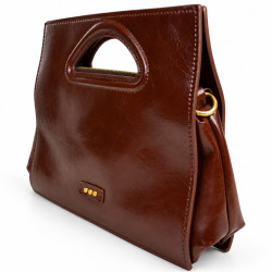 Farfouillette Handbag 3 Compartments Brown
