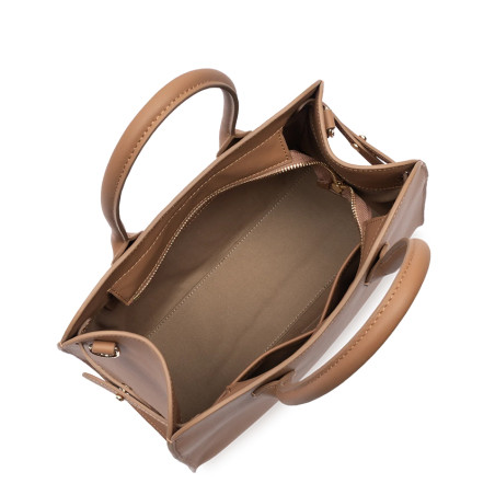 Lancaster Donna Hopper Handbag in Smooth Leather 531-121 Mocha