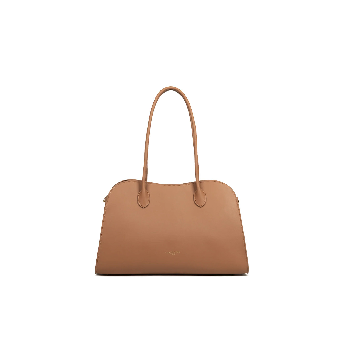 Lancaster Donna Hopper Grand Sac Shopping En Cuir Lisse 531-122 Moka