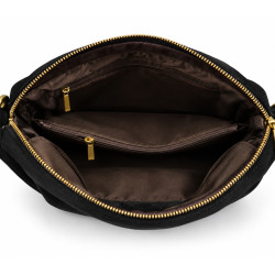 Farfouillette Crossbody Stud Black Bag