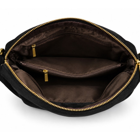 Farfouillette Crossbody Stud Black Bag