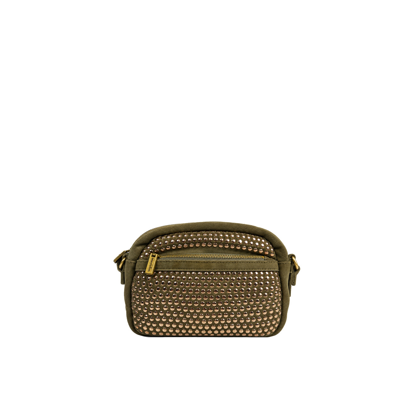 Farfouillette Sac Porté Travers Clouté Kaki