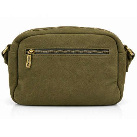 Farfouillette Sac Porté Travers Clouté Kaki dos