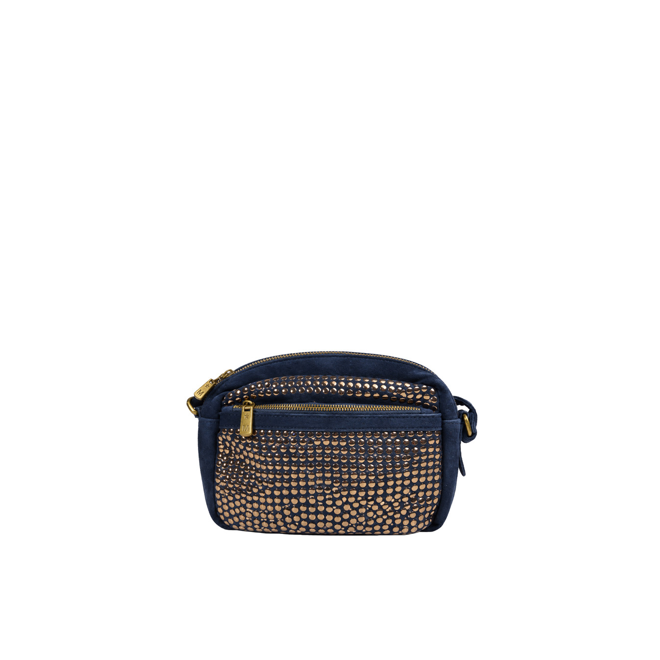 Farfouillette Sac Porté Travers Clouté Marine