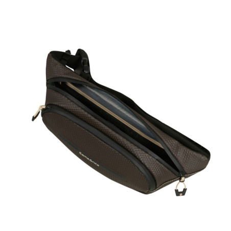Samsonite Ecodiver Sac Banane Coffee ouvert