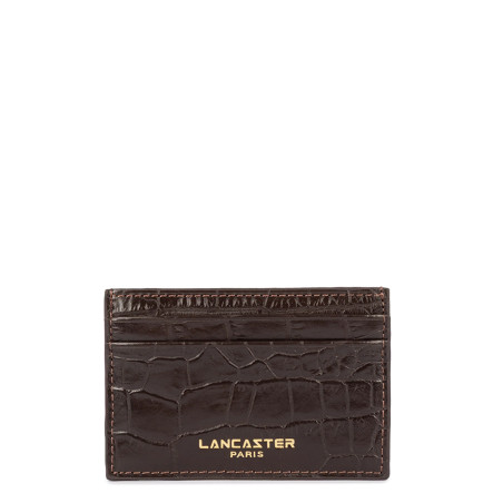 Lancaster Exo Card Holder 124-13 Dark Brown