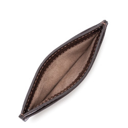 Lancaster Exo Porte Cartes 124-13 Marron Foncé ouvert