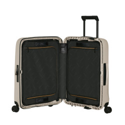Samsonite Essens Valise Cabine 55 cm 4 Roues Gres ouvert