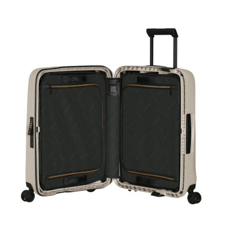 Samsonite Essens Valise Cabine 55 cm 4 Roues Gres ouvert
