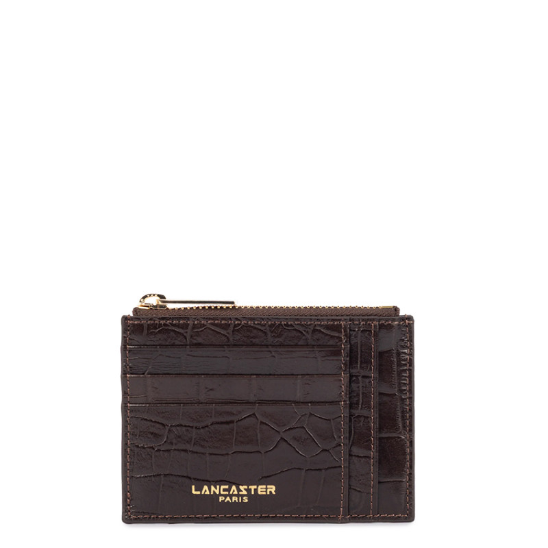 Lancaster Exo Porte Cartes 124-16 Marron Foncé