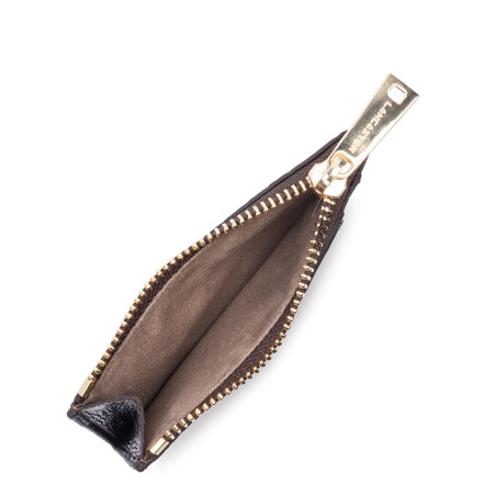 Lancaster Exo Porte Cartes 124-16 Marron Foncé ouvert