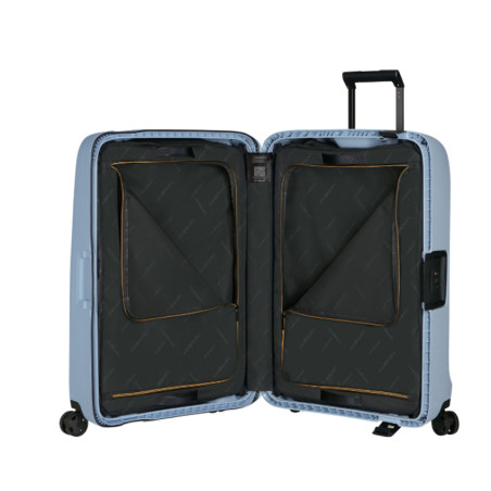 Samsonite Essens Valise 69 Cm 4 Roues Radiant Fog Blue ouvert