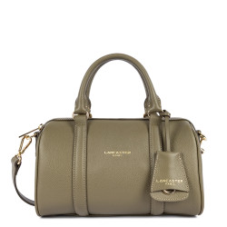Lancaster Milano Ana Satchel Leather Bag 547-102 Khaki