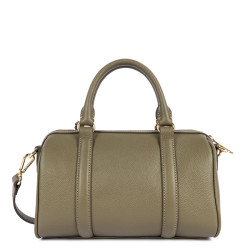 Lancaster Milano Ana Satchel Leather Bag 547-102 Khaki
